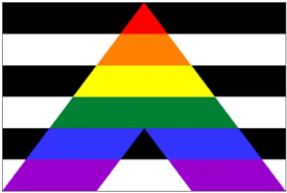 Flagge für Heterosexuelle, Straight Allys