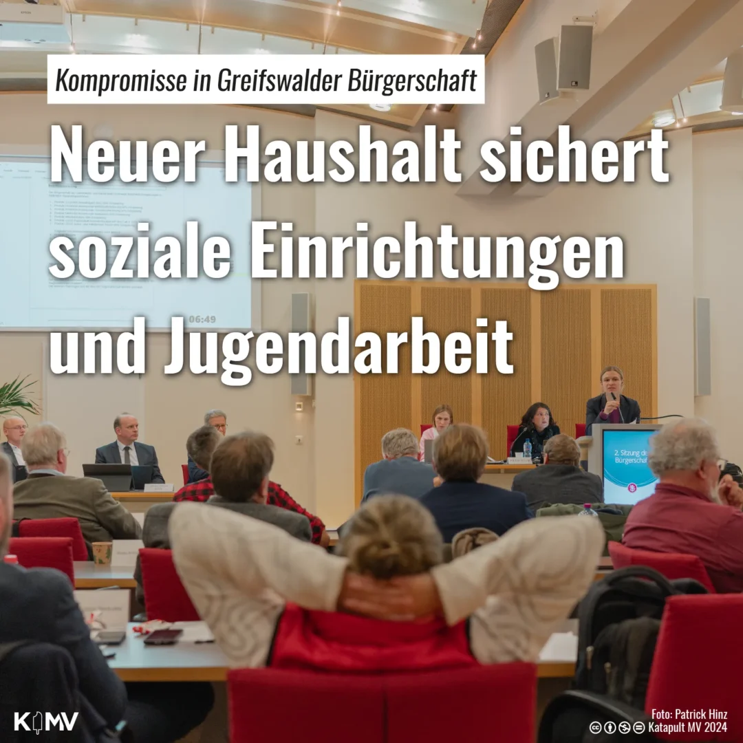 Sitzung der Greifswalder Bürgerschaft am 11. Dezember 2024