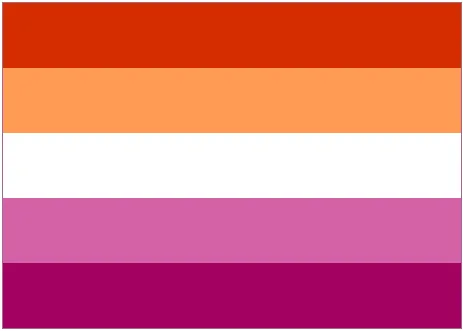 Lesbische Pride Flag