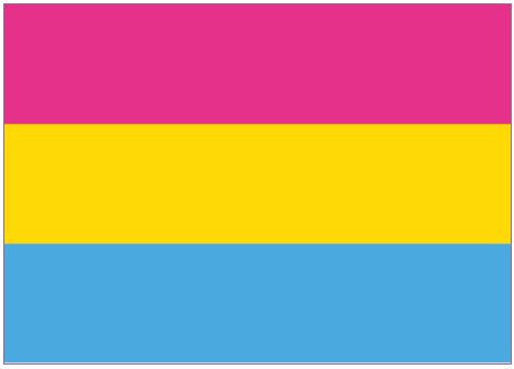 Pansexuelle Flagge