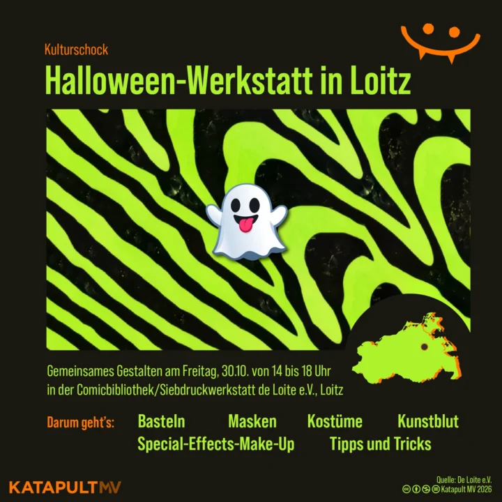 Kulturschock: Halloween-Werkstatt in Loitz