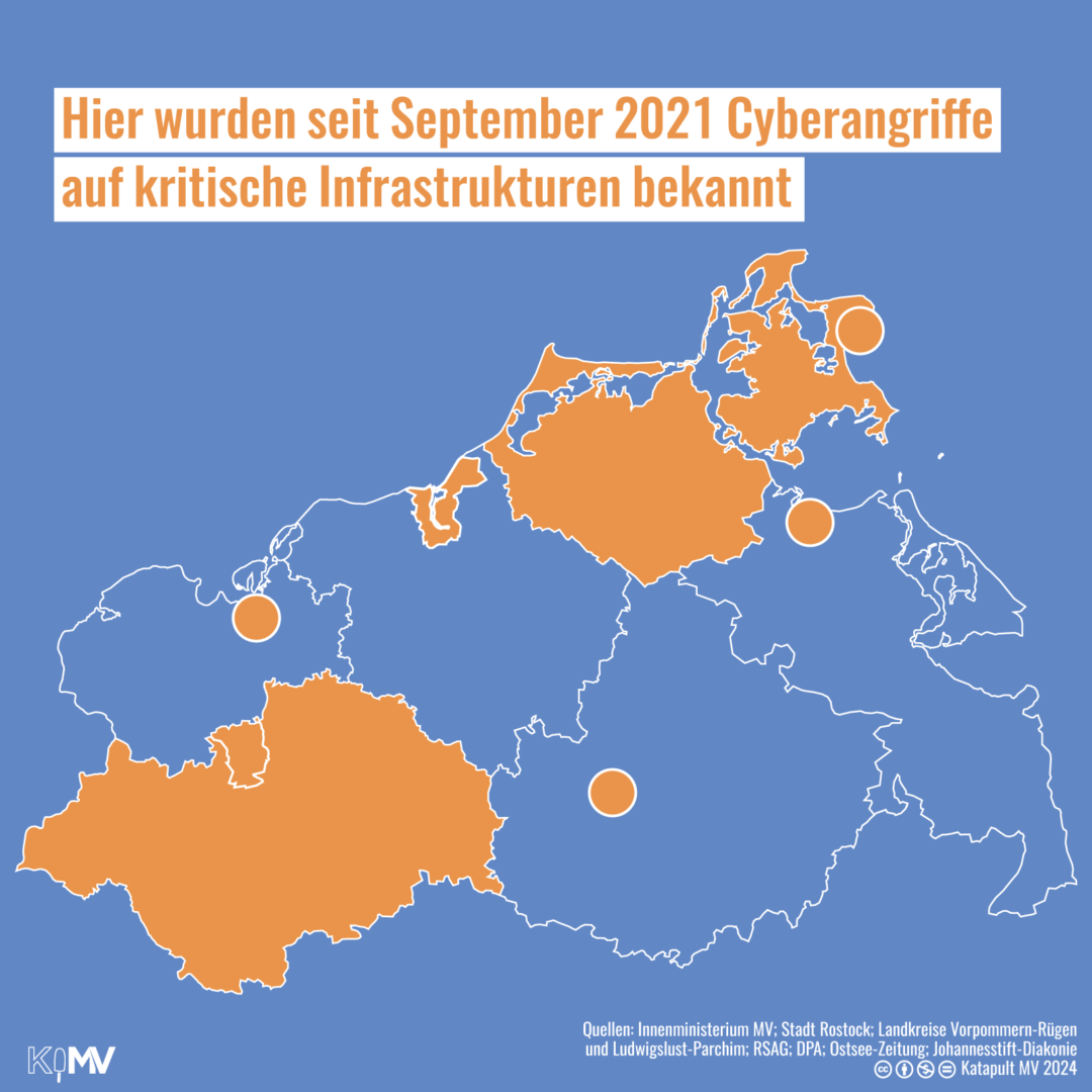 Die Karte von Mecklenburg-Vorpommern stellt dar