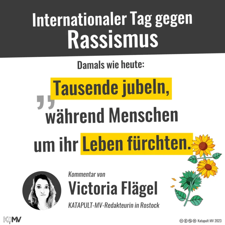 Internationaler Tag gegen Rassismus. Damals wie heute: "Tausende jubeln